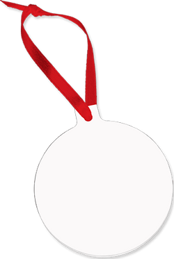 Unisub Ornament Sublimation Blanks - Round